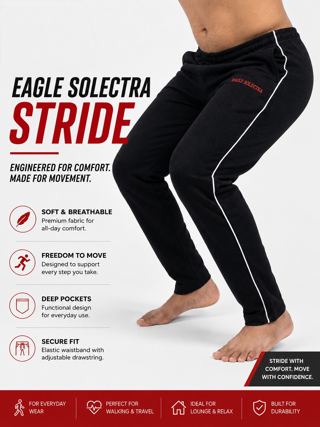Eagle Solectra Stride™ — Black View 1